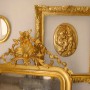 Restauration à la feuille d'or de Cadre et Mobiliers pour un Hotel particulier à Marseille